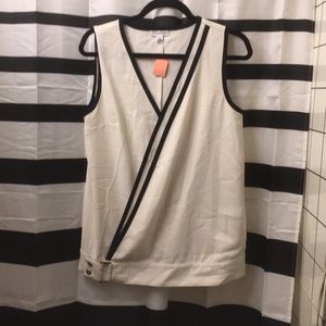 Calvin Klein faux wrap top. Size S